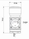 CO2 regulator for Sodastream 425gr-flaske thumbnail